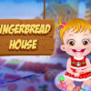 baby hazel gingerbread house
